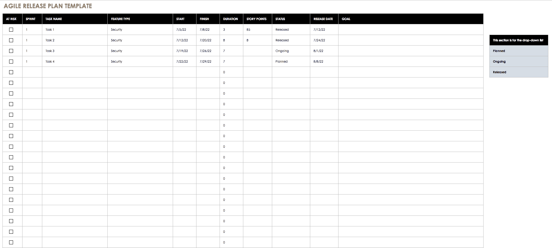 Free Agile Project Management Templates In Excel Pertaining To Testing Weekly Status Report Template