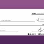 Free Blank Check Template For Powerpoint – Free Powerpoint With Editable Blank Check Template