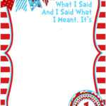 Free Blank Dr.seuss Invitation Template – Free Printable Within Blank Cat In The Hat Template