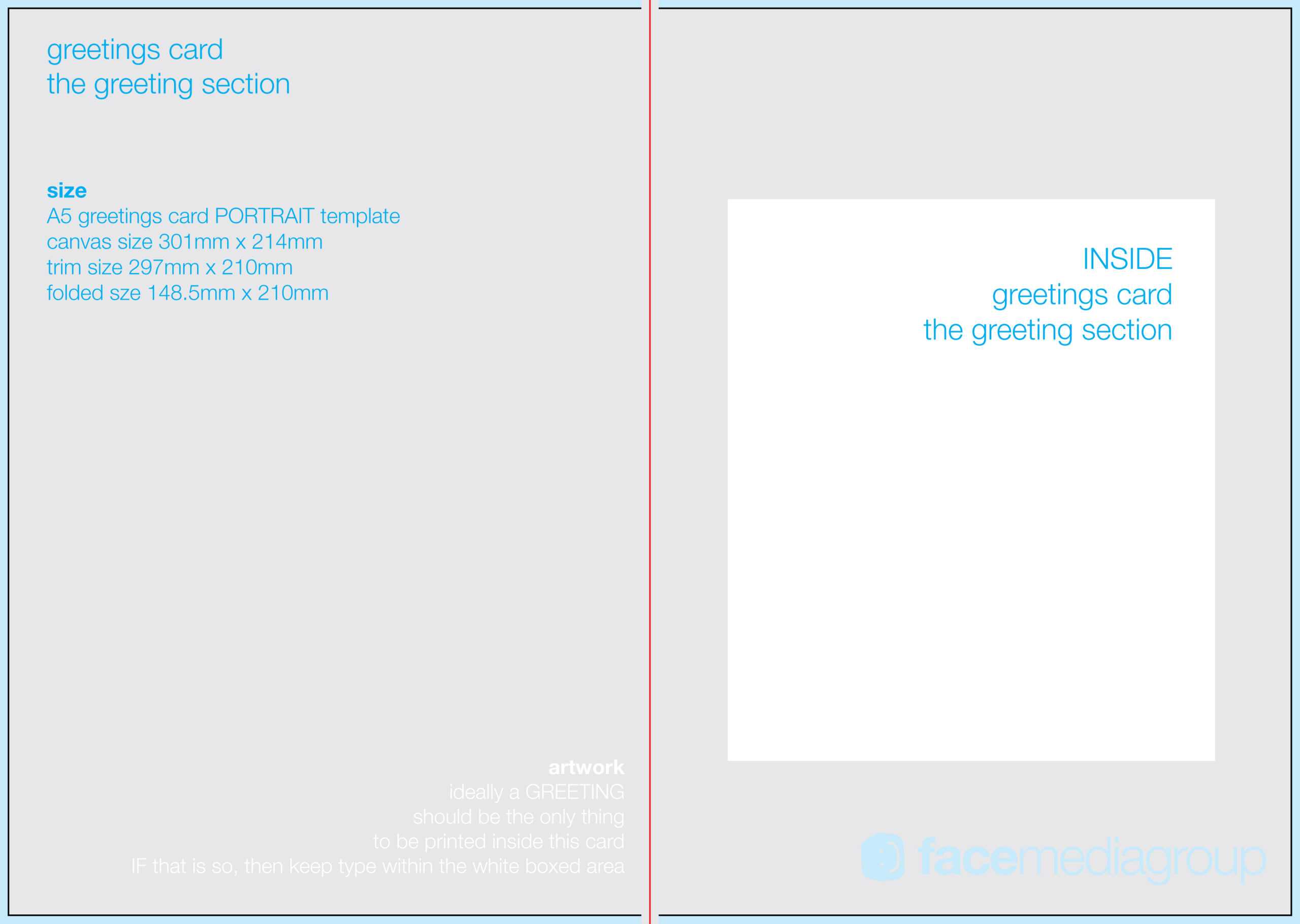 Free Blank Greetings Card Artwork Templates For Download In Free Printable Blank Greeting Card Templates