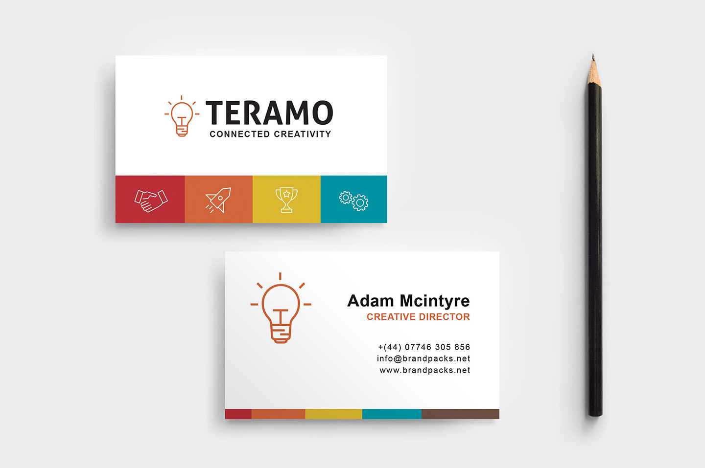 Free Business Card Template In Psd, Ai & Vector – Brandpacks With Blank Business Card Template Psd