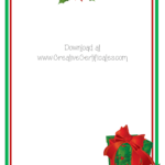 Free Christmas Border Clipart For Microsoft Word In Christmas Border Word Template