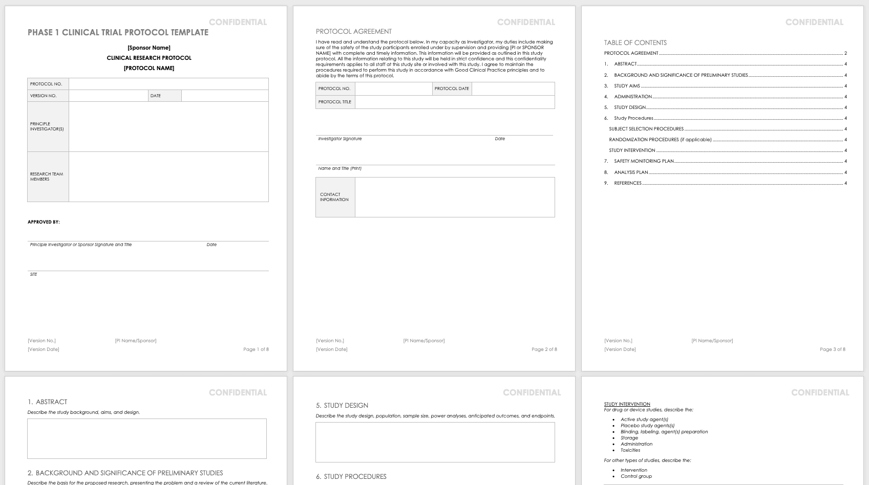 Free Clinical Trial Templates | Smartsheet For Case Report Form Template Clinical Trials