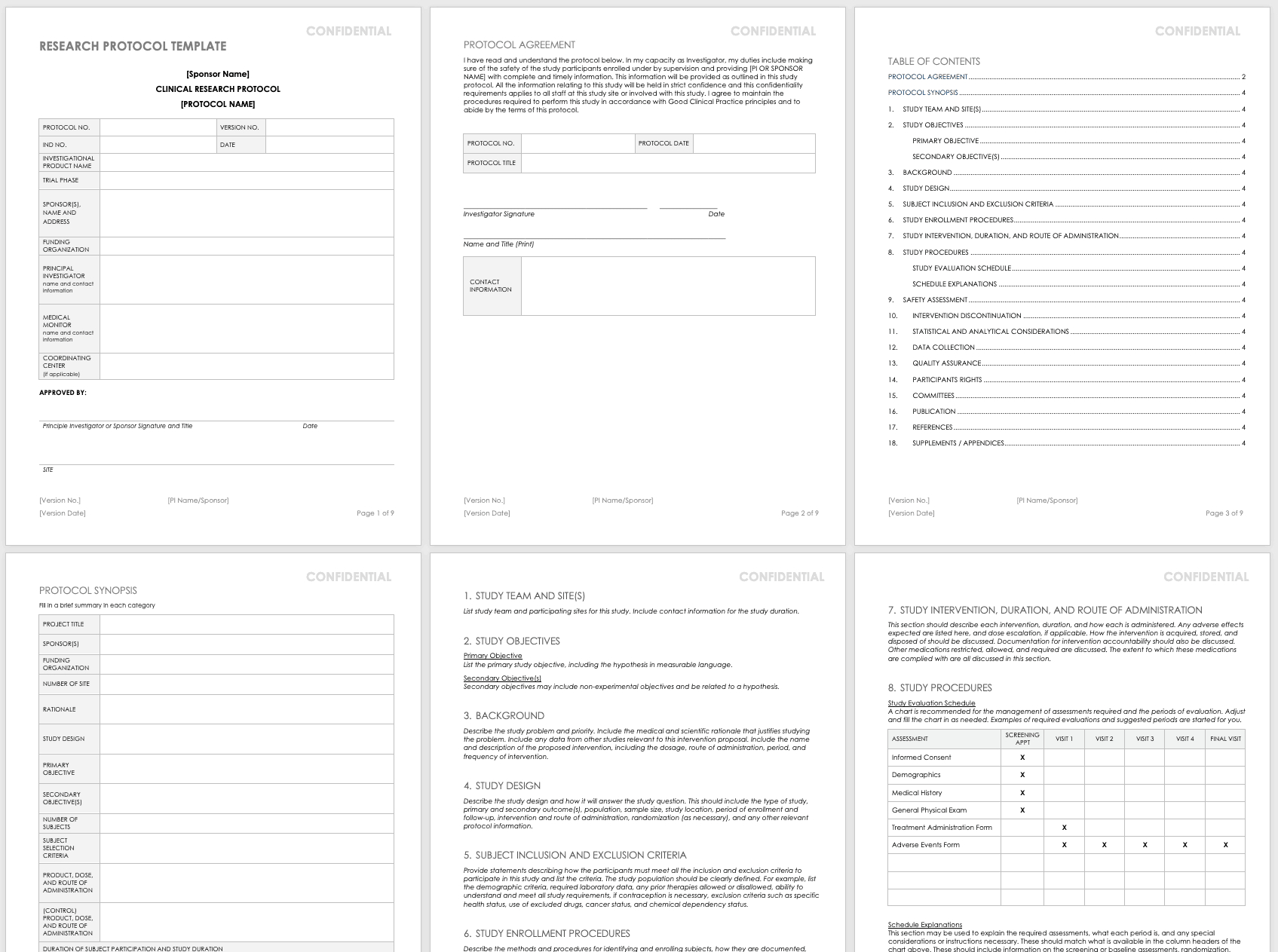 Free Clinical Trial Templates | Smartsheet Intended For Monitoring Report Template Clinical Trials