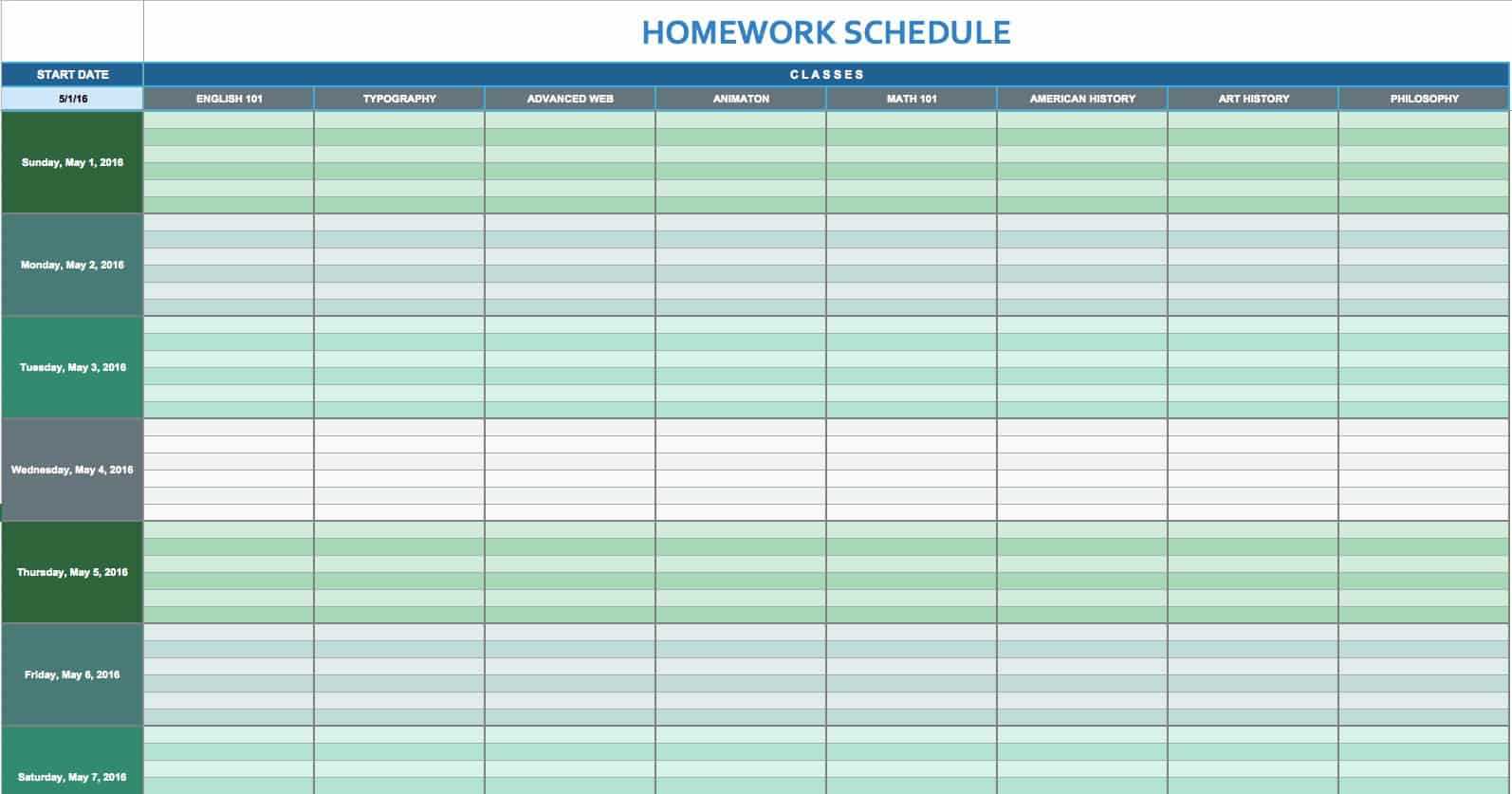 Free Daily Schedule Templates For Excel – Smartsheet For Daily Report Sheet Template