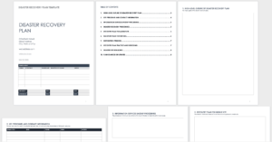 Free Disaster Recovery Plan Templates | Smartsheet in Dr Test Report Template