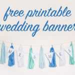 Free Diy Printable Wedding Banner Inside Free Bridal Shower Banner Template