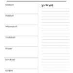 Free Download Weekly Meal Planner Template | Printable Throughout Meal Plan Template Word