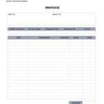 Free Downloadable Invoice Template And Free Able Invoice For Free Downloadable Invoice Template For Word