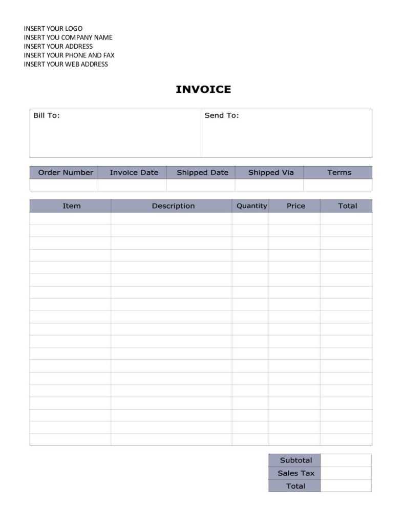 Free Downloadable Invoice Template And Free Able Invoice For Free Downloadable Invoice Template For Word