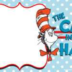 Free Dr.seuss Invitation Templates – Printable – Bagvania Within Blank Cat In The Hat Template