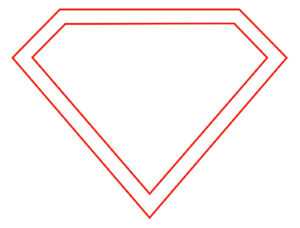 Free Empty Superman Logo, Download Free Clip Art, Free Clip within Blank Superman Logo Template