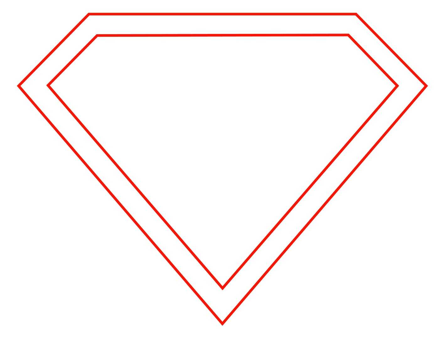 Free Empty Superman Logo, Download Free Clip Art, Free Clip Within Blank Superman Logo Template