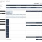 Free Estimate Templates | Smartsheet with regard to Work Estimate Template Word