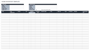 Free Excel Inventory Templates: Create &amp; Manage | Smartsheet in Stock Report Template Excel