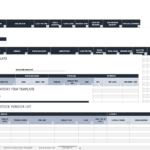 Free Excel Inventory Templates: Create & Manage | Smartsheet Pertaining To Stock Report Template Excel
