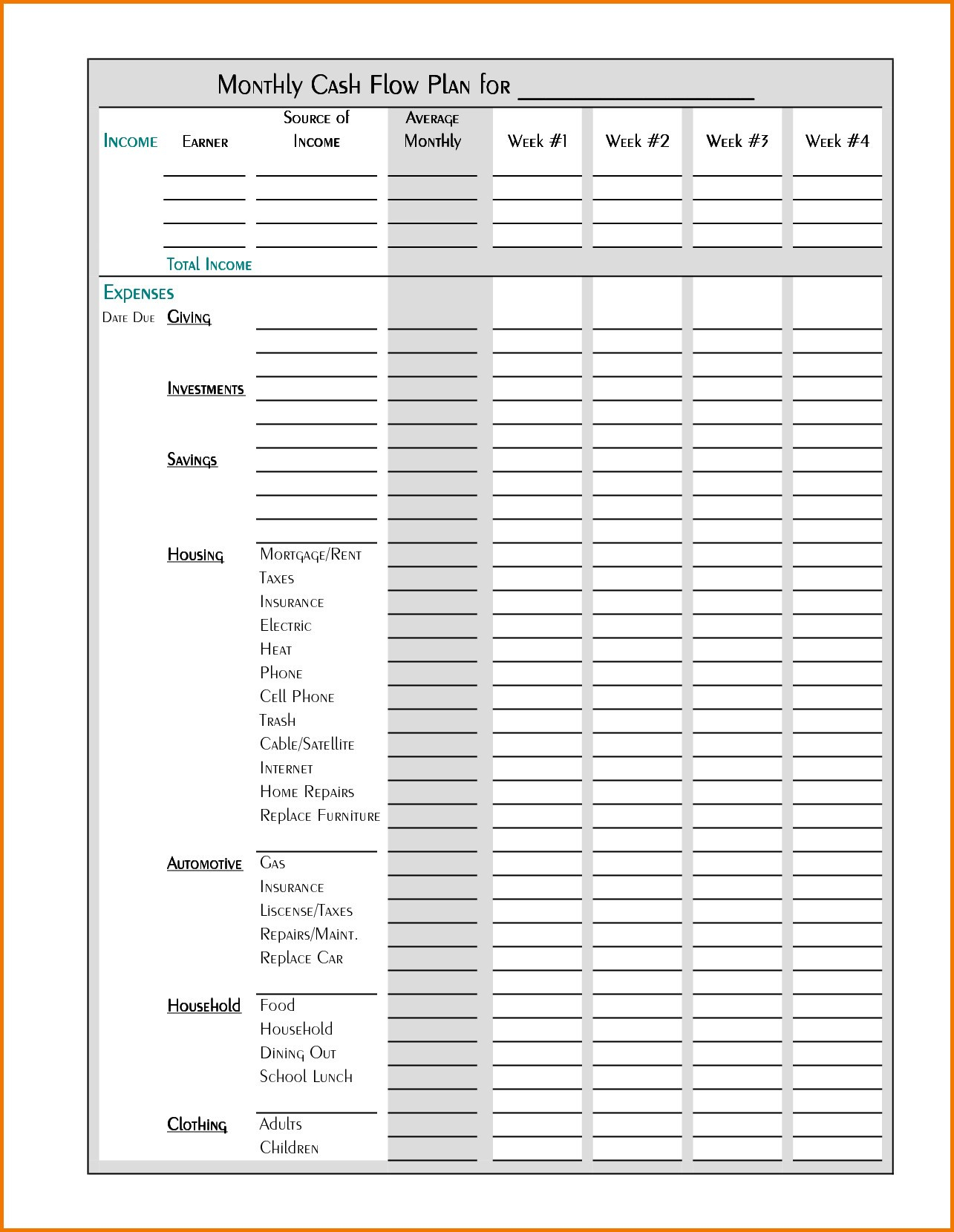 Free Expense Spreadsheet Sample Monthly Income And Expenses Throughout Quarterly Report Template Small Business