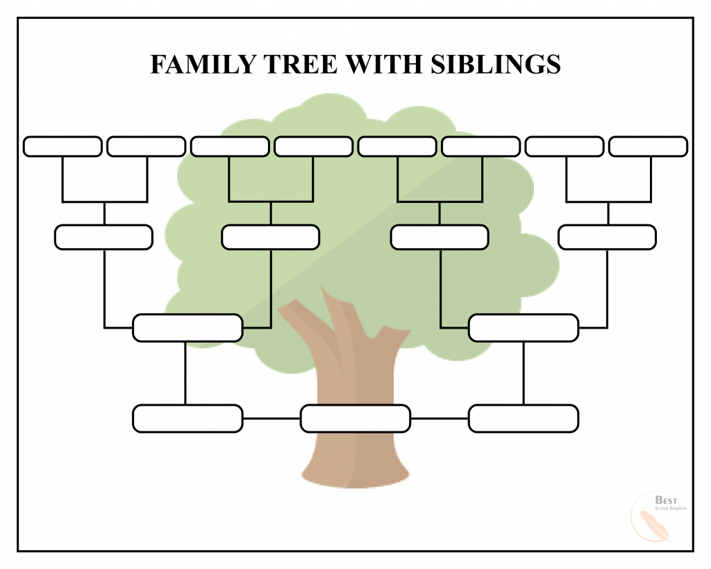 Free Family Tree Template – Pdf, Excel, Word & Google Doc Intended For 3 Generation Family Tree Template Word