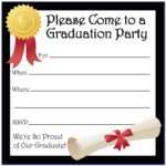 Free Graduation Card Templates For Word Within Free Graduation Invitation Templates For Word