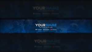 Free Halo Youtube Banner Template (Psd) for Youtube Banners Template