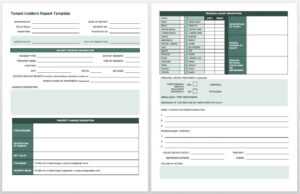 Free Incident Report Templates &amp; Forms | Smartsheet inside Incident Report Template Uk