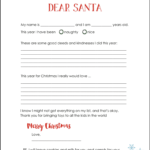 Free Letter To Santa Templates – Nourished Little Munchkins For Blank Letter From Santa Template