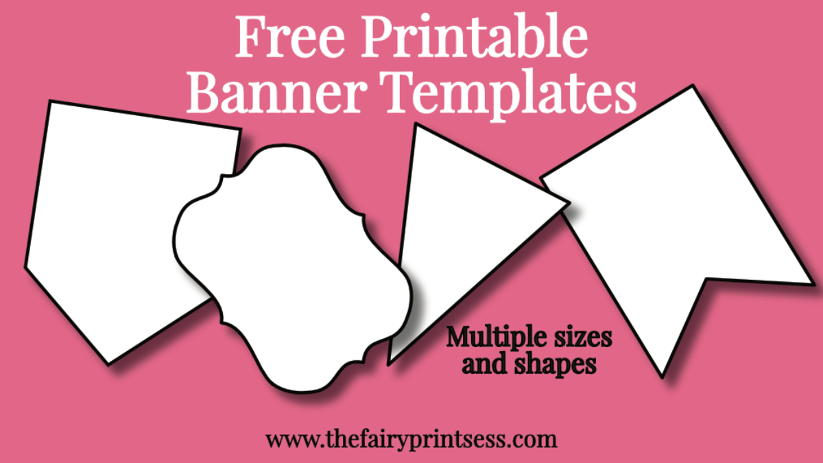 Free Printable Banner Templates – Blank Banners For Diy Intended For Banner Cut Out Template