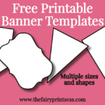 Free Printable Banner Templates – Blank Banners For Diy Intended For Free Blank Banner Templates