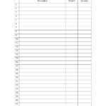 Free Printable Blank Checklist Template Throughout Blank Checklist Template Word