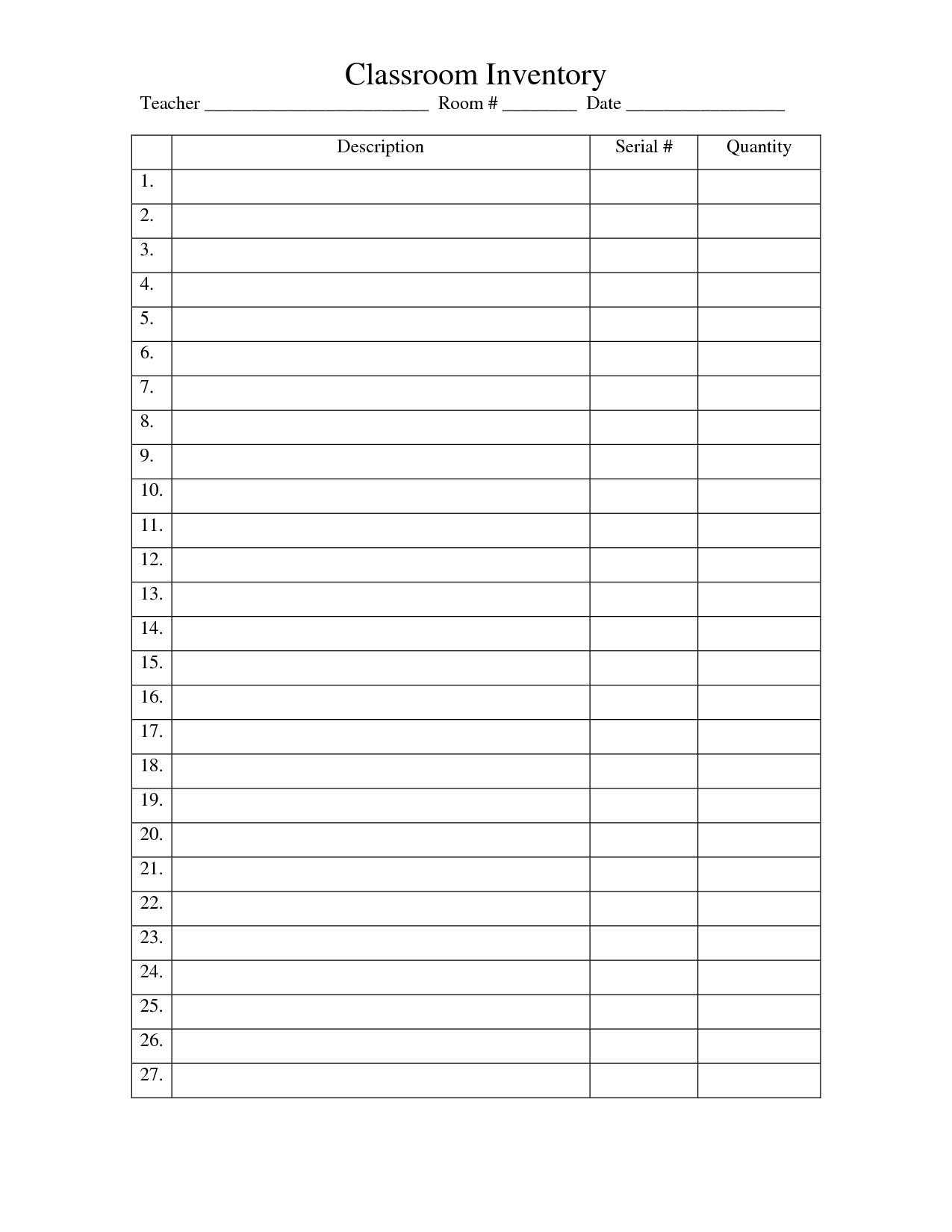 Free Printable Blank Checklist Template Throughout Blank Checklist Template Word