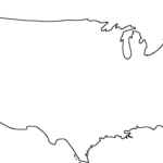 Free Printable Blank Map Of The United States Of America In United States Map Template Blank