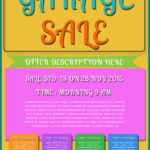 Free Printable Garage Sale Flyers Templates – Attract More With Regard To Yard Sale Flyer Template Word
