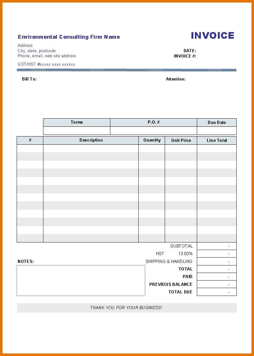 Free Printable Invoice Template Word | Template Business Psd Throughout Free Printable Invoice Template Microsoft Word