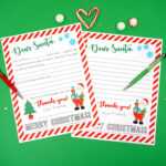 Free Printable Letter To Santa – Happiness Is Homemade For Blank Letter Writing Template For Kids