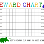 Free Printable Reward Chart - Oflu.bntl pertaining to Blank Reward Chart Template