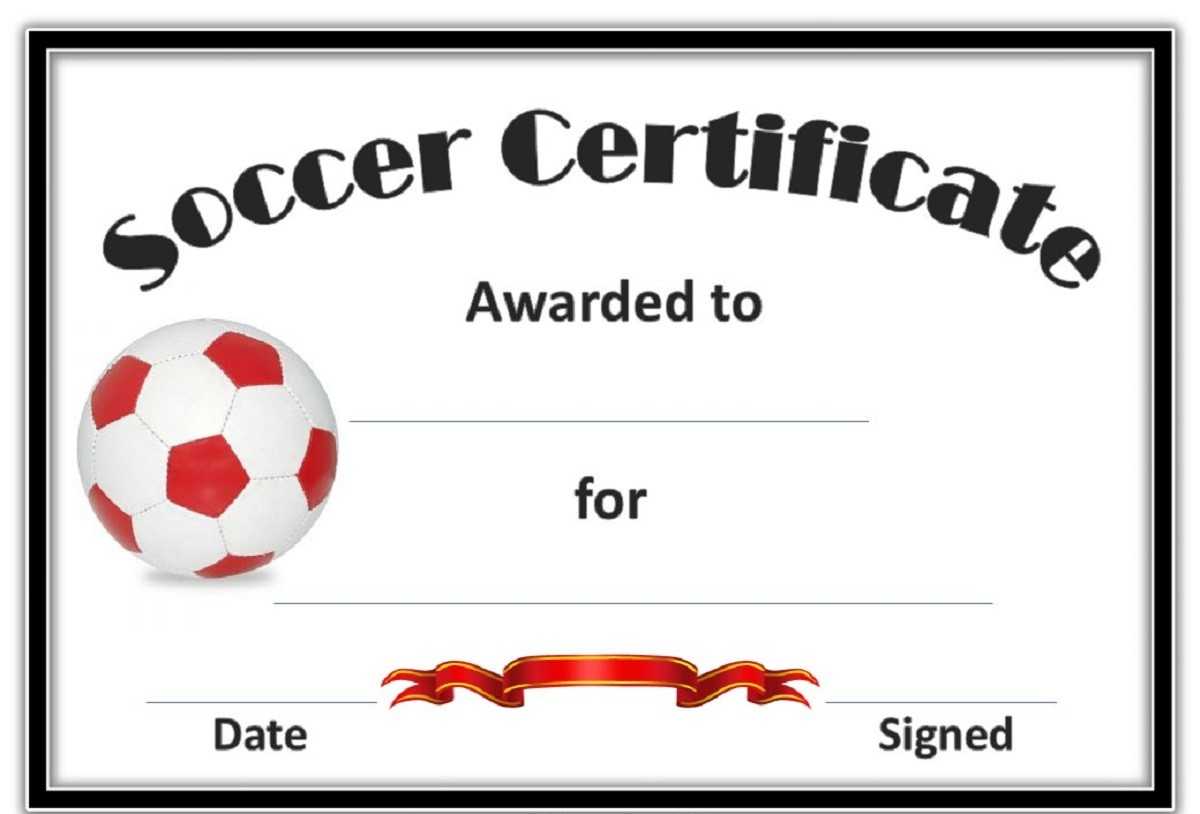 Free Printable Soccer Certificates And Award Templates Pertaining To Soccer Certificate Templates For Word