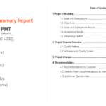 Free Project Executive Summary Report Template – Project In Executive Summary Report Template