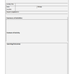 Free Report Template For Activity Report Template Word