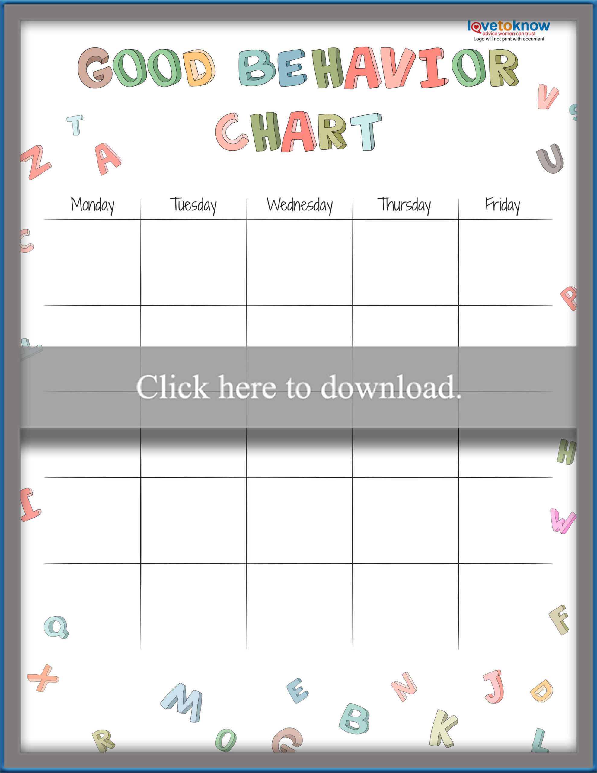 Free Reward Charts For Behaviour – Gofac.appscounab.co Throughout Reward Chart Template Word