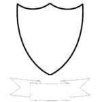 Free Shield Template, Download Free Clip Art, Free Clip Art Within Blank Shield Template Printable