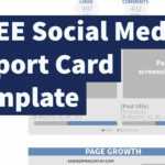 Free Social Media Report Card Template (Photoshop .psd Throughout Free Social Media Report Template