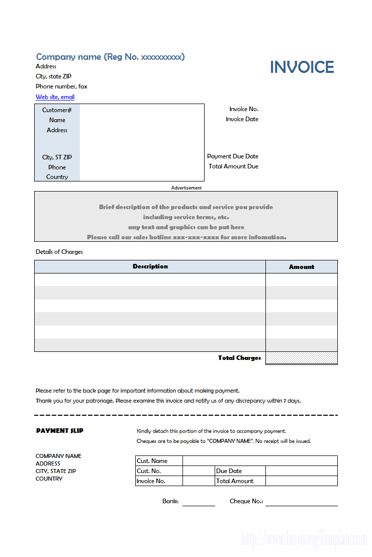 Free Web Design Invoice Template Pertaining To Web Design Invoice Template Word