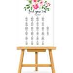 Free Wedding Seating Chart Printable Throughout Wedding Seating Chart Template Word