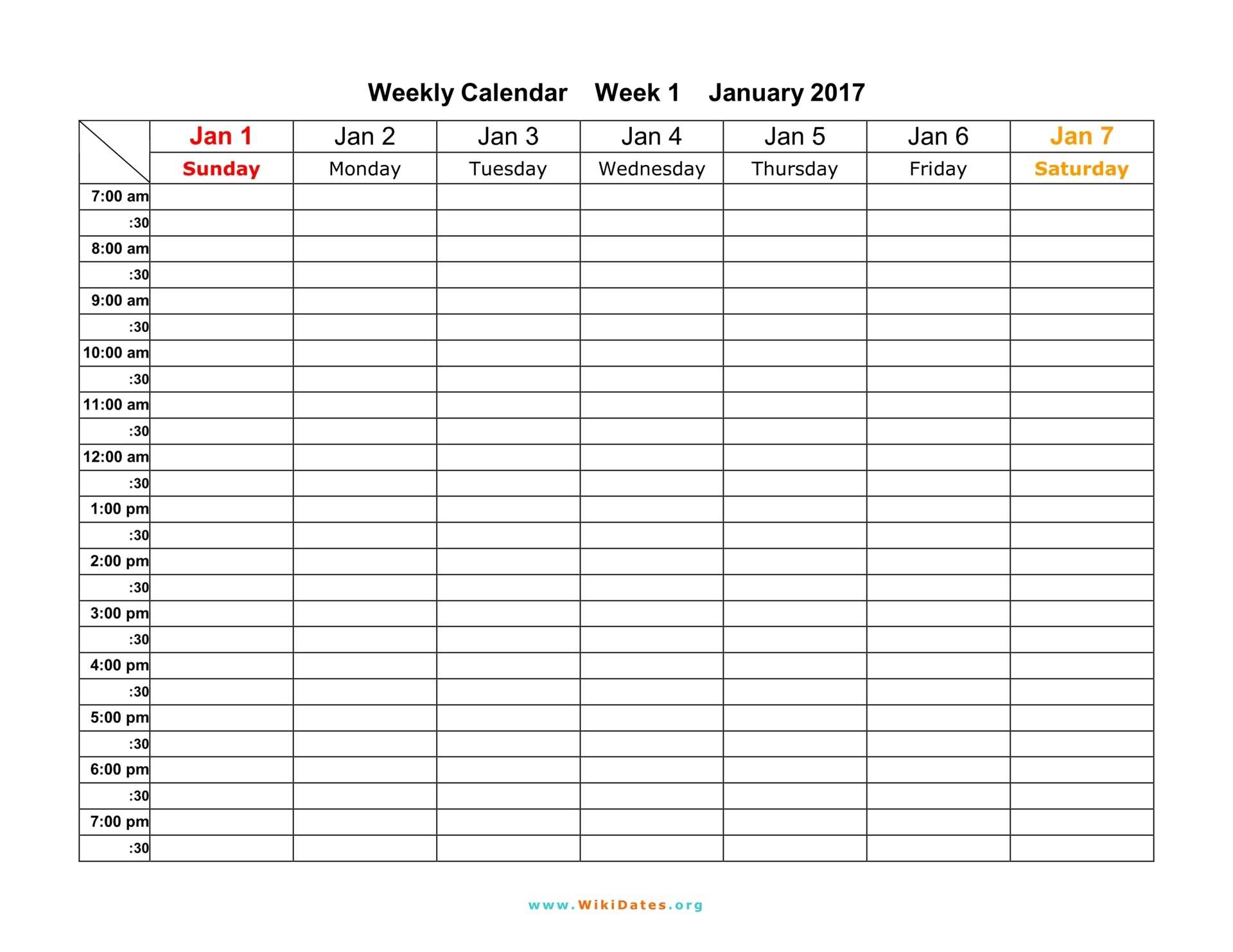 Free Weekly Schedule Template For Work Calendar 2 Excel Free In Blank Cleaning Schedule Template
