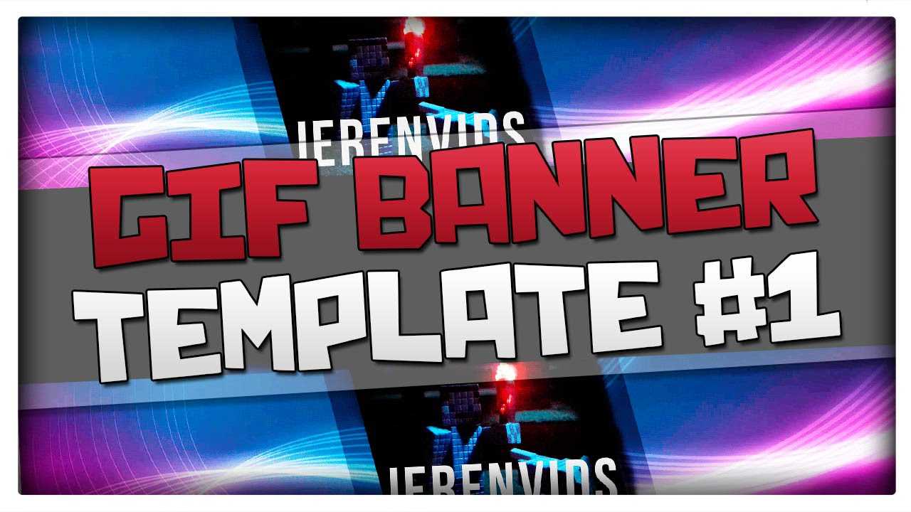 Gif Banner Template #1 (Minecraft Style Animated Banner For Photoshop Cs6  Download) With Animated Banner Templates