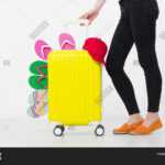 Girl Suitcase Isolated Image & Photo (Free Trial) | Bigstock Regarding Blank Suitcase Template