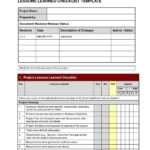 Great Lessons Learnt Template Checklist Prince2 Lessons In Prince2 Lessons Learned Report Template