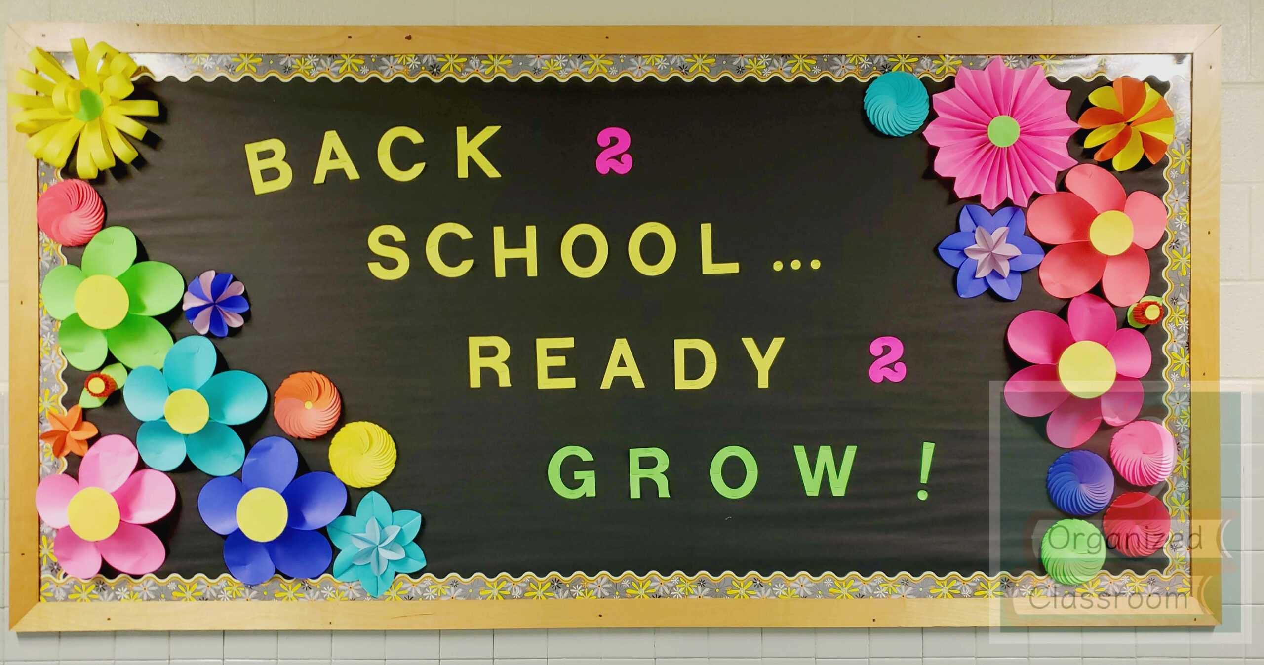 Growing In The Garden Bulletin Board | School Bulletin Boards Inside Bulletin Board Template Word