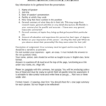 Guest Speaker Summary Template With One Page Book Report Template