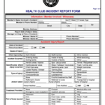 Gym Incident Report Template – Fill Online, Printable Inside Injury Report Form Template